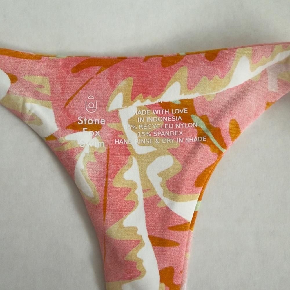 STONE FOX SWIM Isle Bikini Bottom in Hot Tropix - Picture 7 of 10